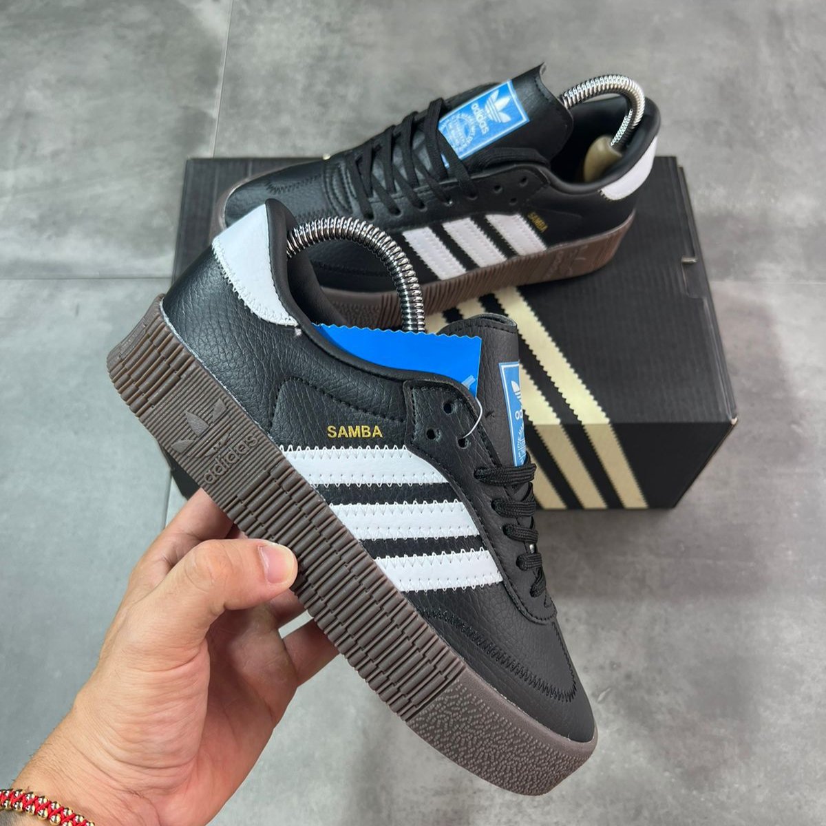 Adidas sambarose negras online