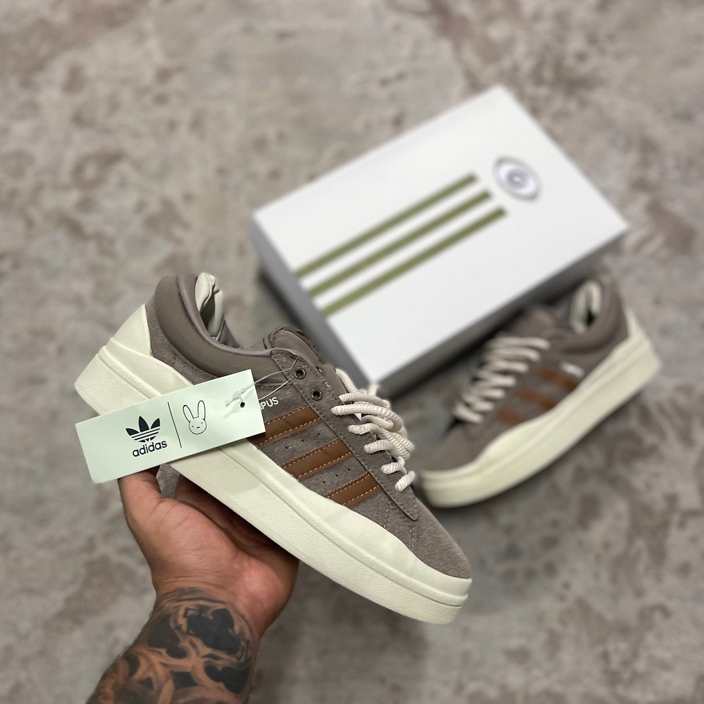 Adidas Campus Bad Bunny Beige | Hombre