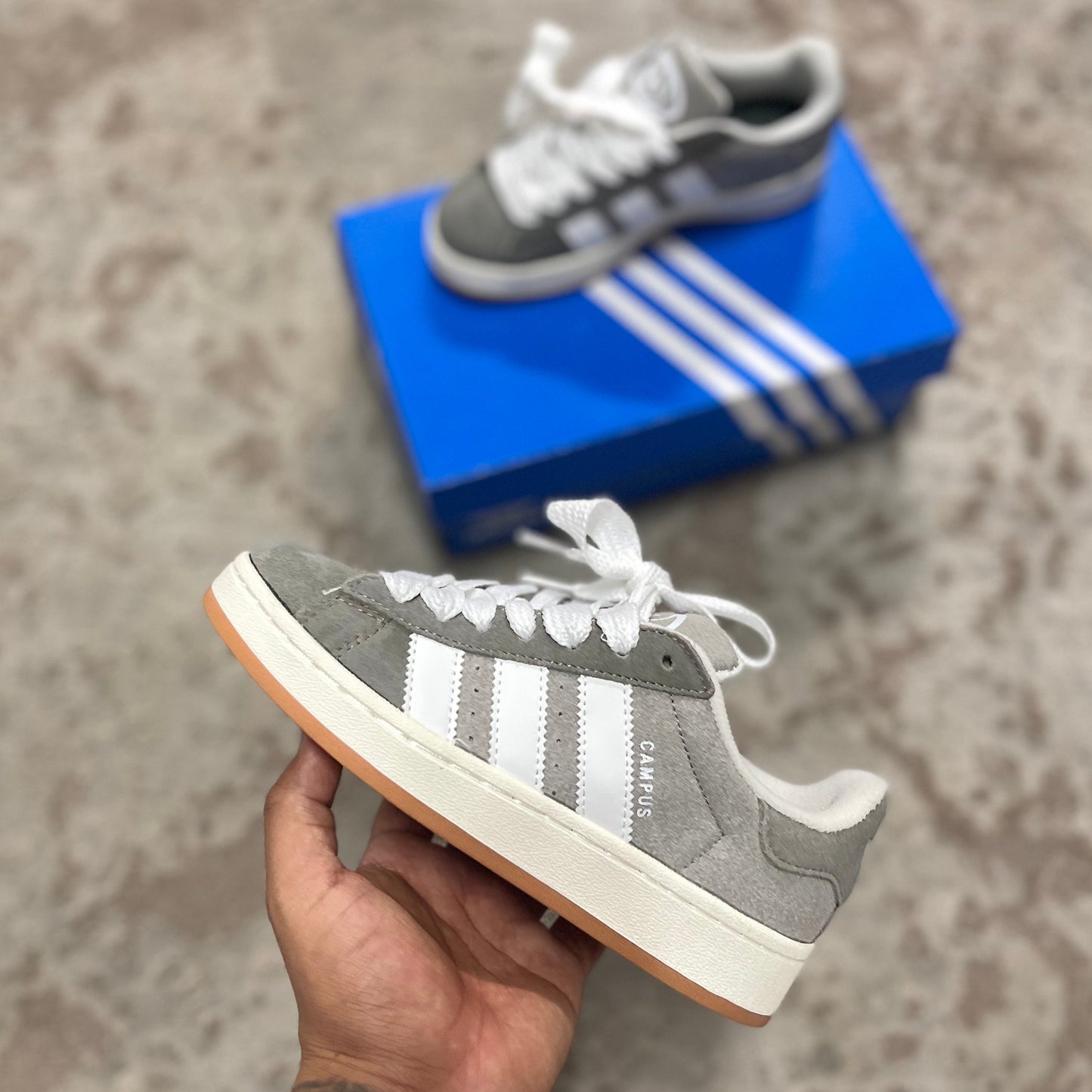 Adidas Campus Gris | Hombre y Dama