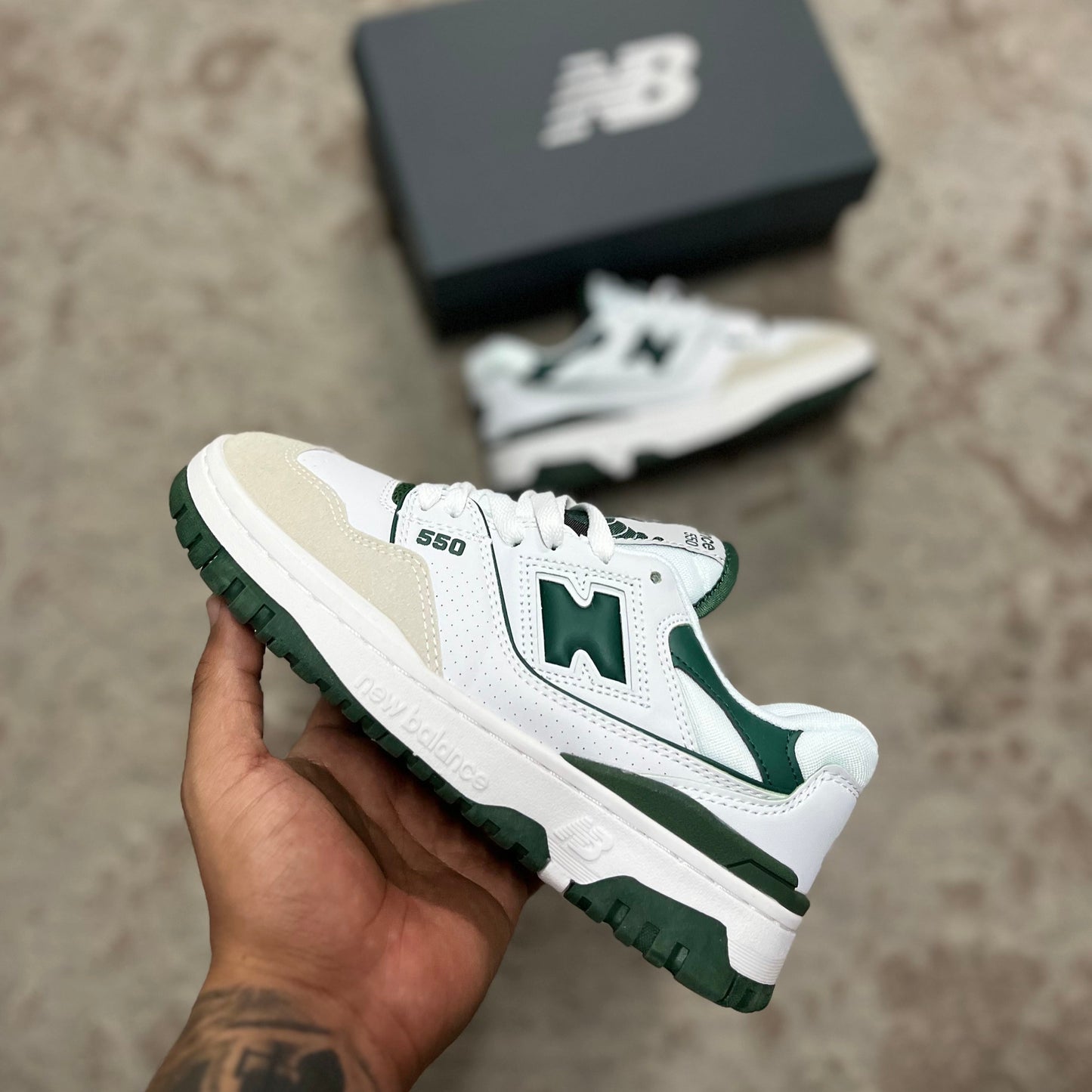 New Balance 550 Verde | Hombre y Dama