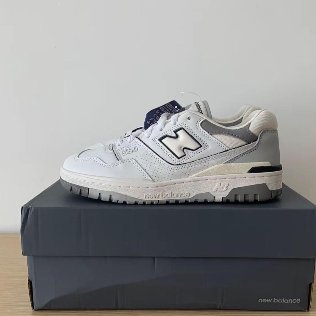 New Balance 550 Gris y Blanca | Hombre y Dama