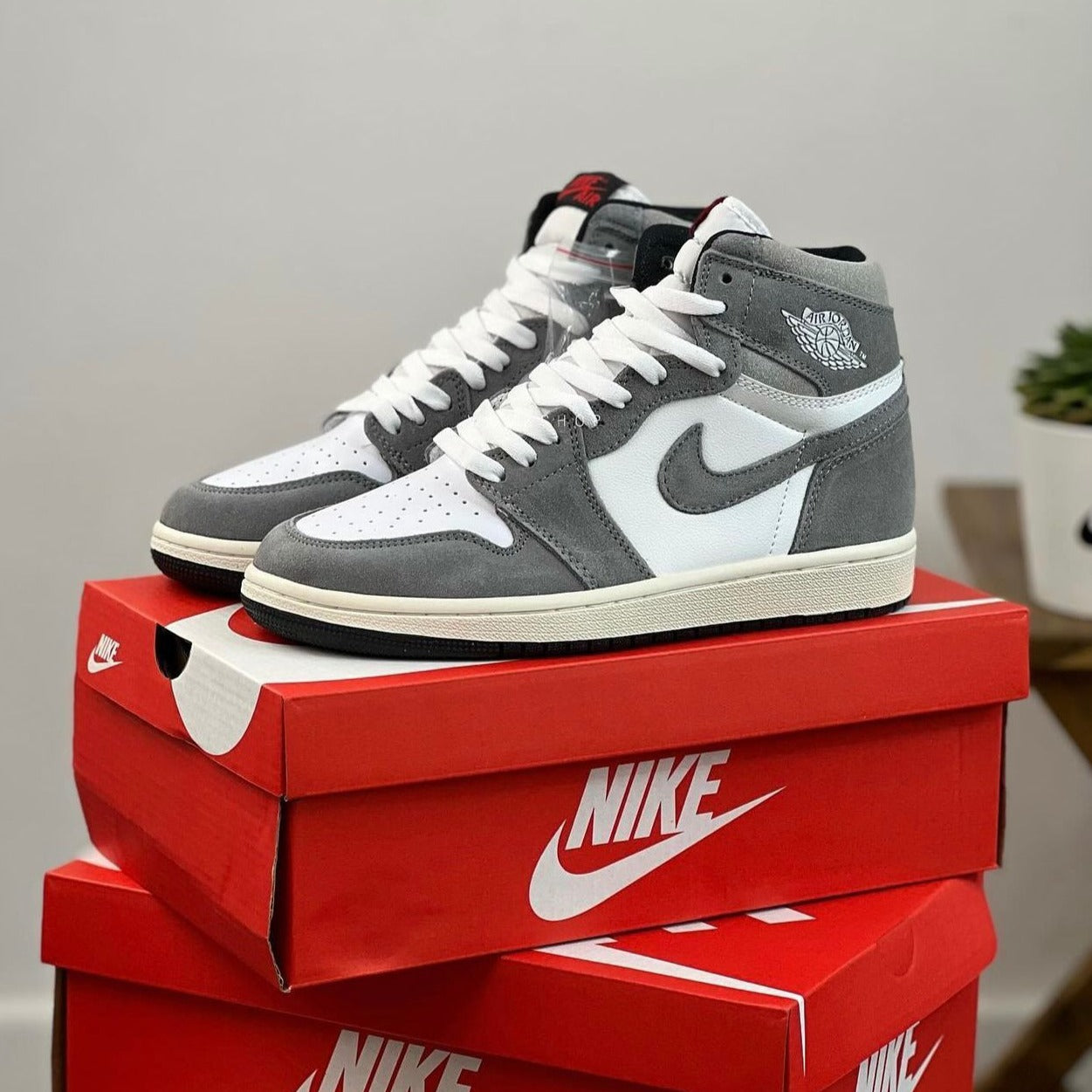 Nike Jordan Retro 1 Gris | Hombre y Dama