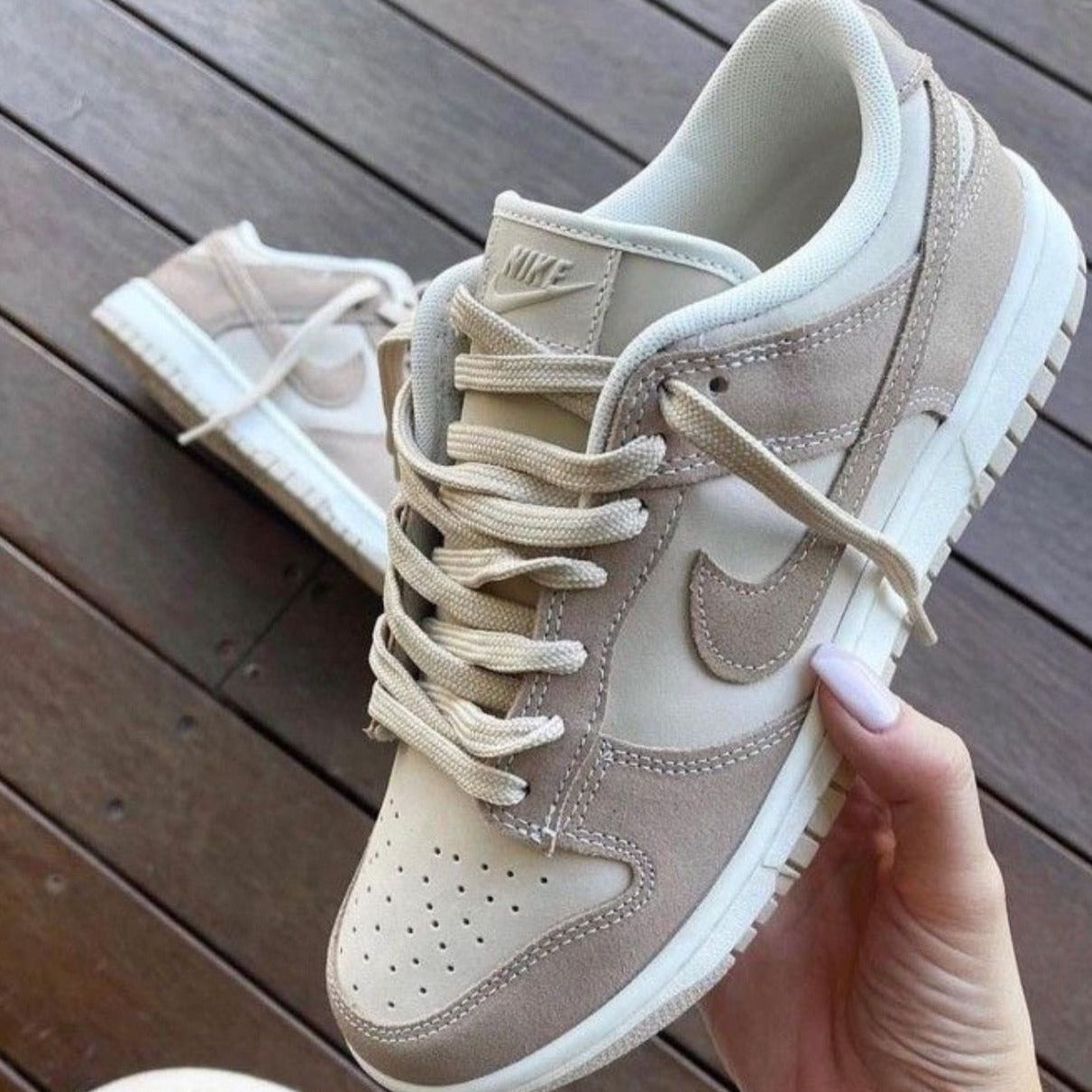 Nike SB Dunk SandDrift Beige | Dama